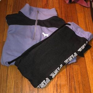 Purple Victoria Secret PINK outfit